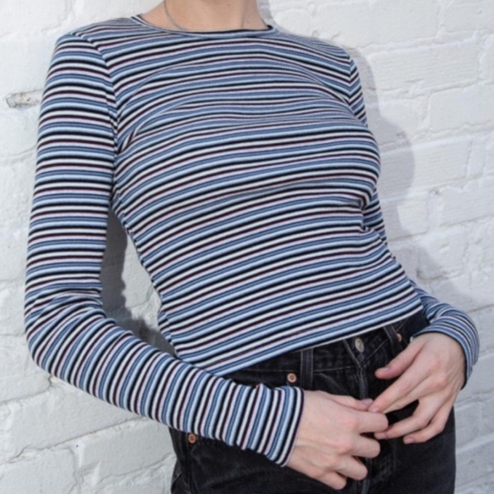 brandy melville striped long sleeve